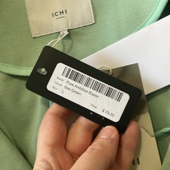 TALL Pistachio green lightweight jersey blazer - Picture 6 of 9